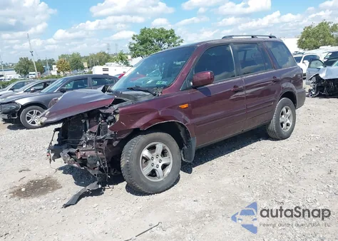 2007 Honda Pilot Ex-L z USA, uszkodzony, nr VIN 5FNYF28647B006319